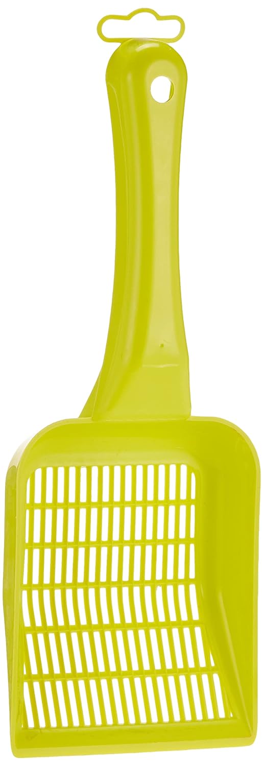 Moderna Scoopy Small Grid Dar Aralıklı Kedi Kumu Küreği Sarı