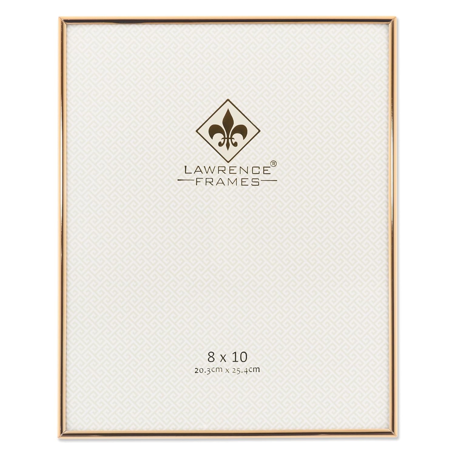 Lawrence Frames Simply 670080 metal resim çerçevesi, 20,3 x 25,4 cm, altın rengi