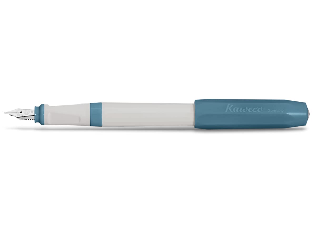 Kaweco 10001311 Perkeo Dolma Kalem, Medium Uç Krem & Turkuaz