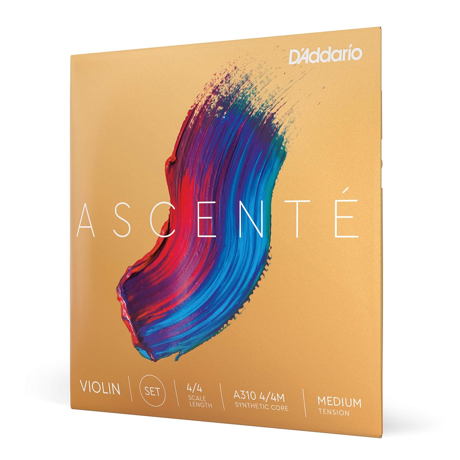 Daddario A310 4/4M Keman Tel Seti, Ascente, Scale 4/4, Medium Tension