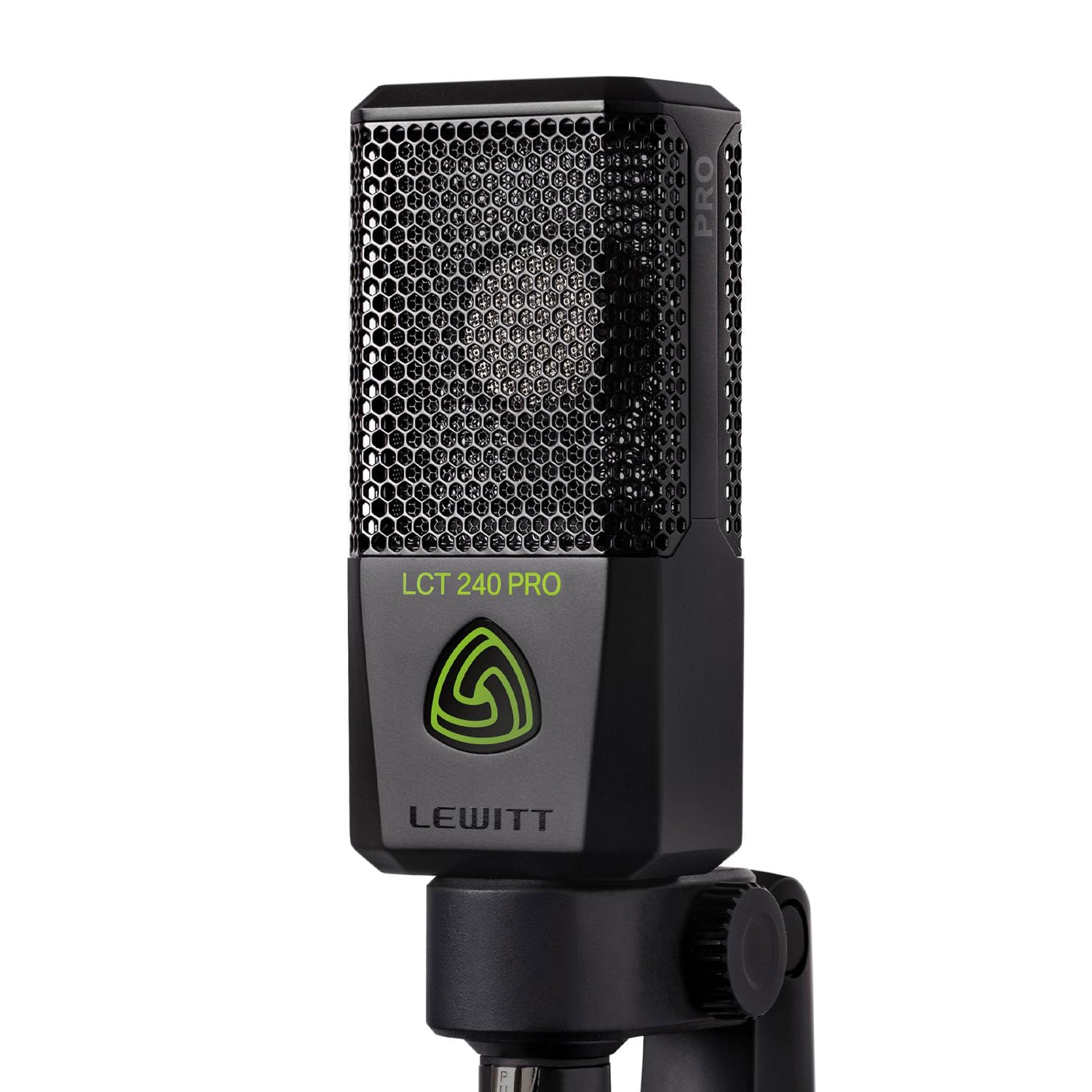 Lewitt XLR kondansatörlü mikrofon, vokal enstrüman kayıtları ve akış için - LCT 240 PRO profesyonel kondansatör kapsülü mikrofon tutucu ve rüzgar koruması - ev kaydı için mükemmel (siyah)