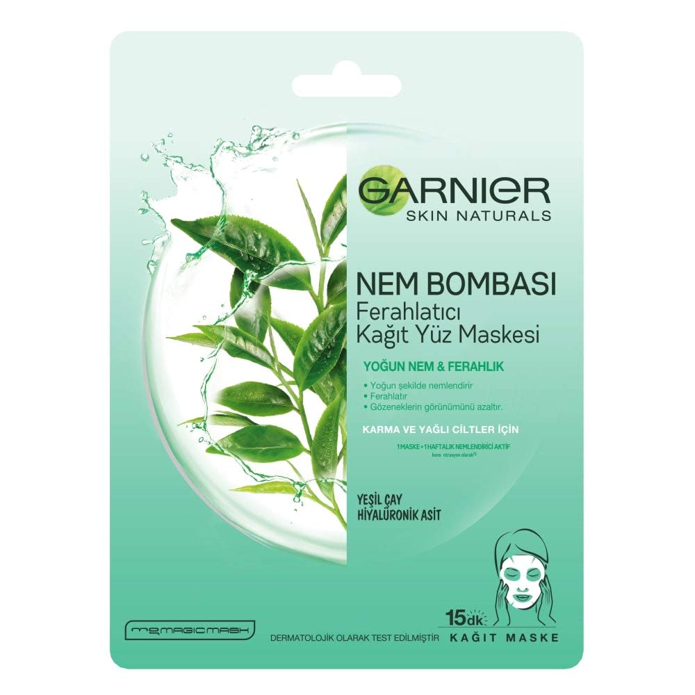 Garnier Nem Bombası Ferahlatıcı Kağıt Maske