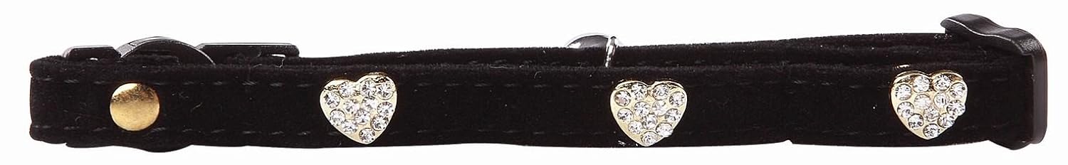 Pawise Kalp Taşlı Parlak Kedi Boyun Tasması 30 cm