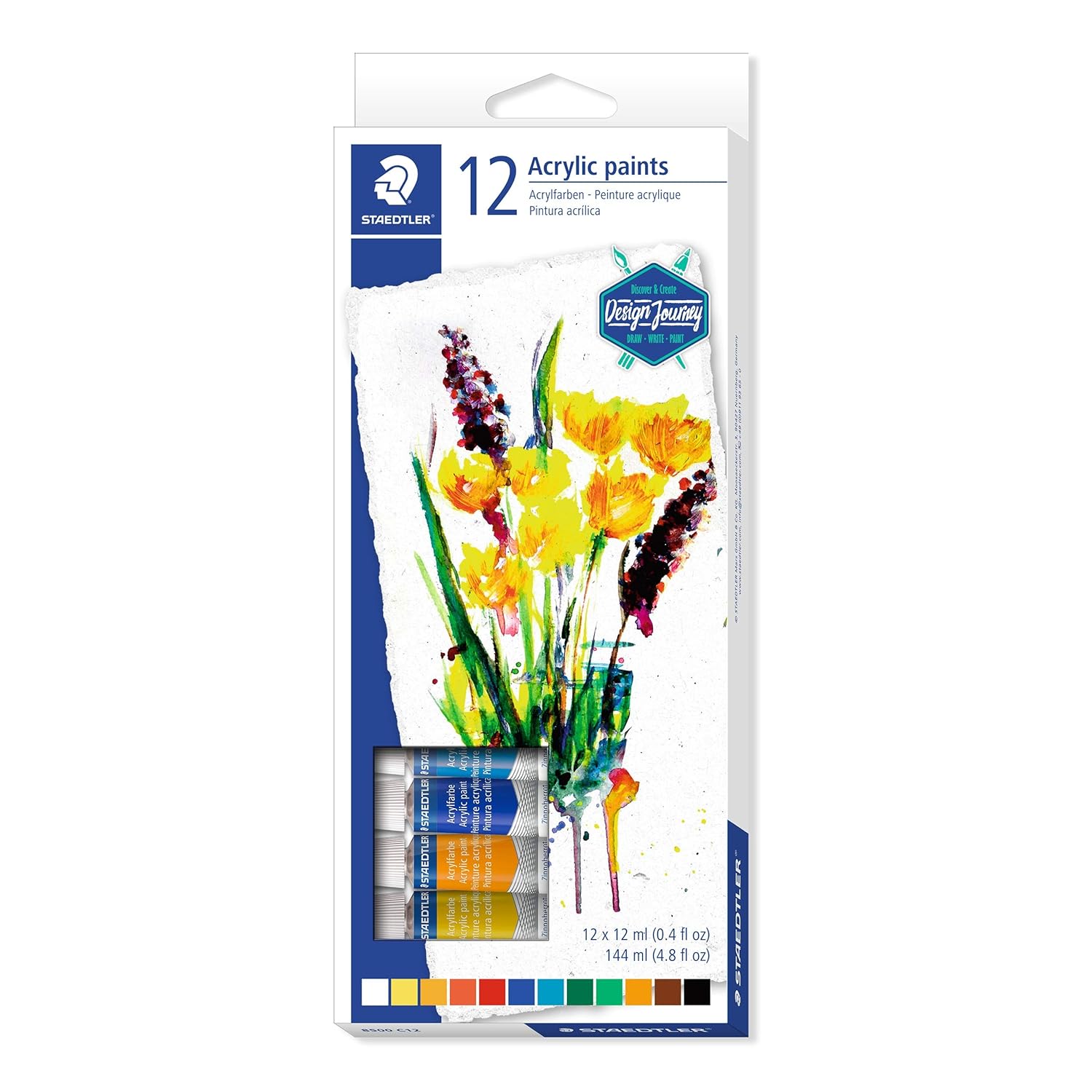 Staedtler 8500 C12 Karat Tüp Sulu Boya 12'li