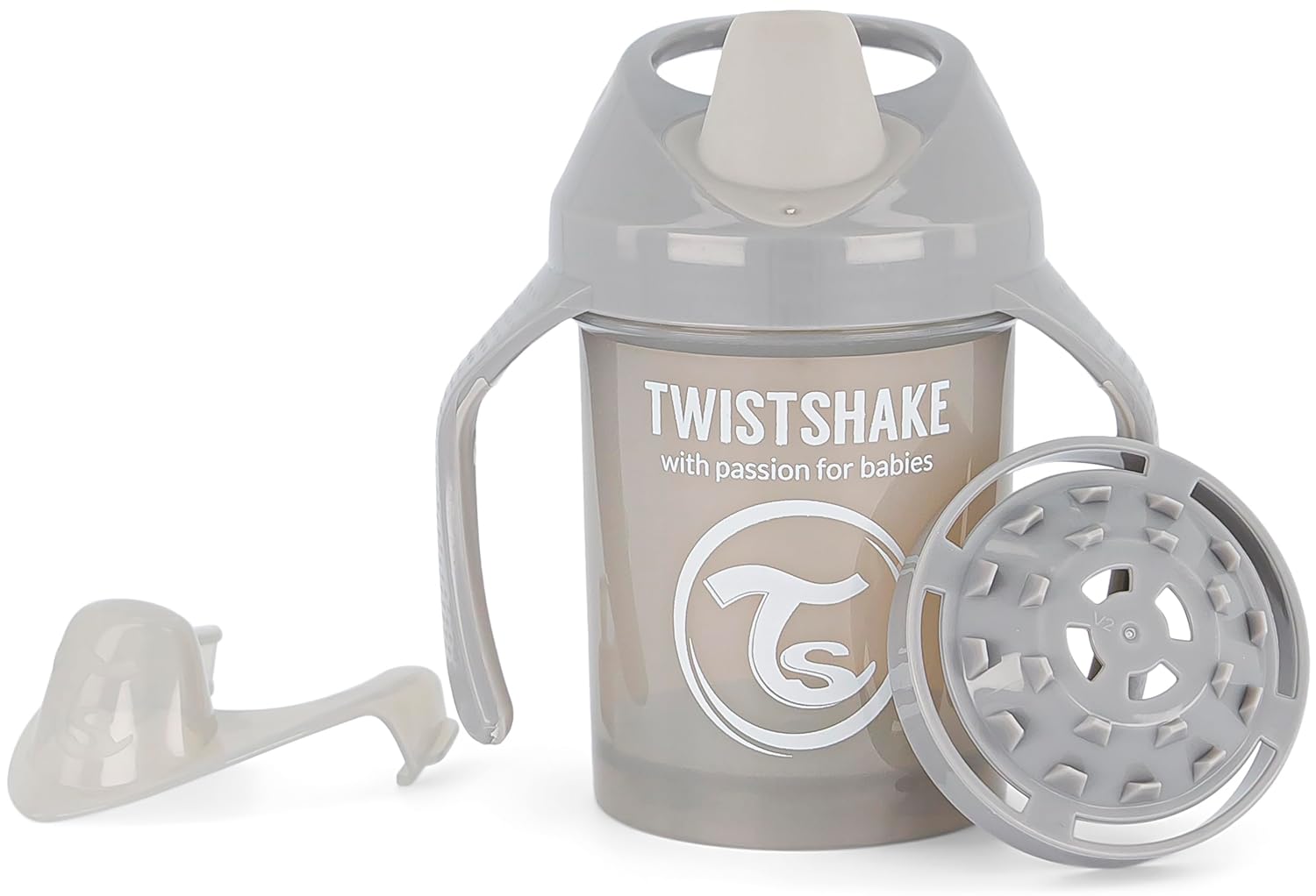 Twistshake Mini Bardak 230 ml (4+ Ay), Gri