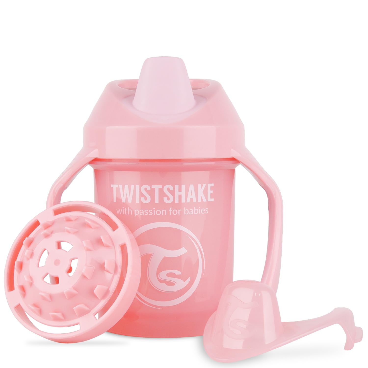 Vital Innovations 78267 Trinkbecher Twistshake Mini Cup, 230 ml, rosa