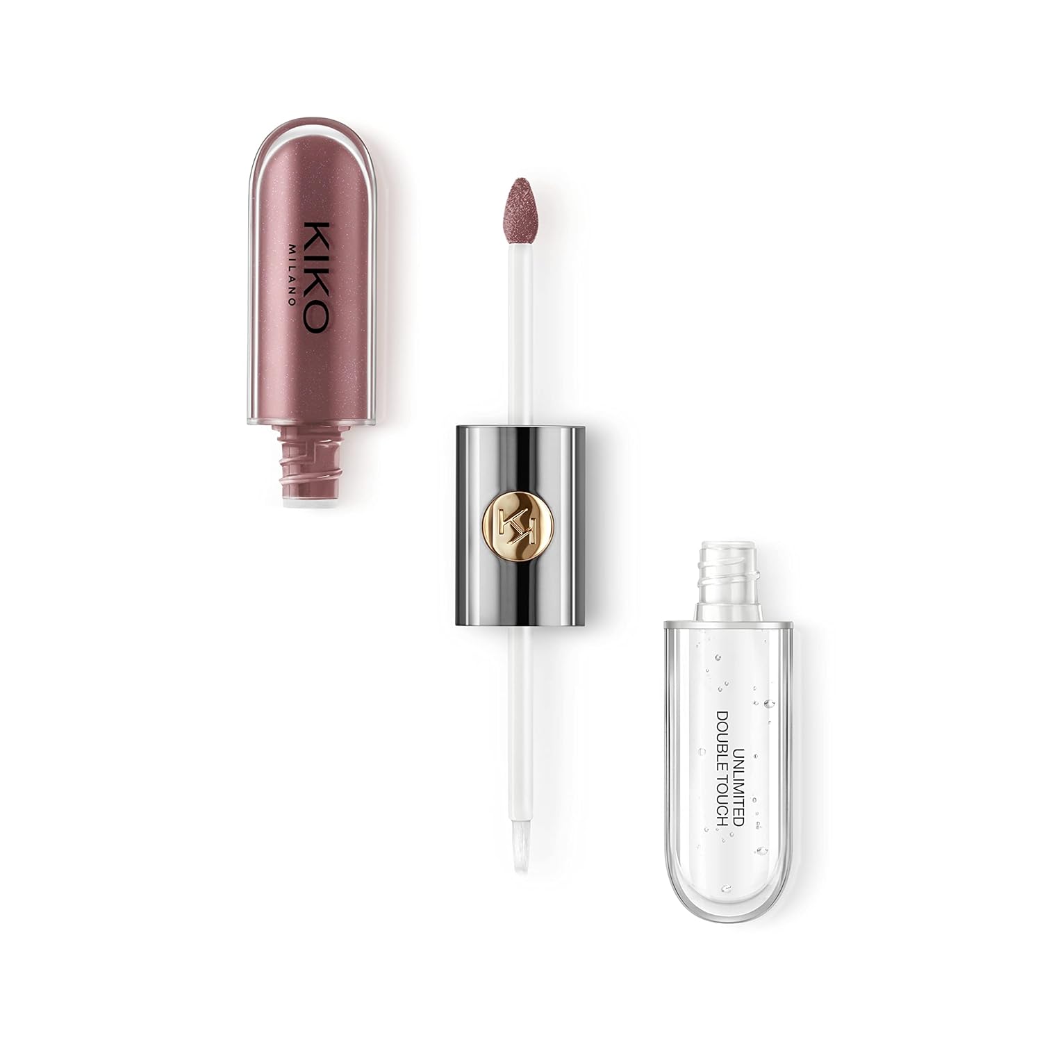 Kiko Milano Ruj - Unlımıted Double Touch - 121 Dark Rosy Chestnut - Uzun Süre Kalıcı Parlak / Mat Likit Lipstick