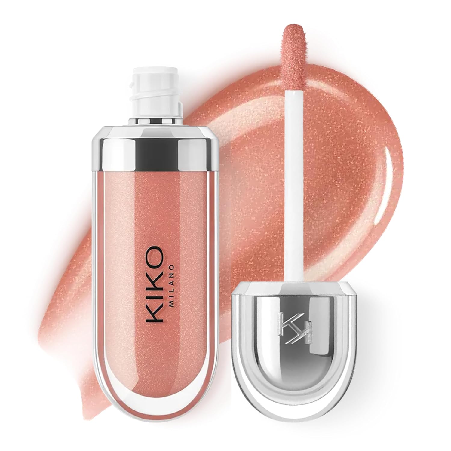 Kiko Milano Dudak Parlatıcısı - 3D Hydra Lip Gloss - 19 Cream Cashmere - Besleyici ve Nemlendirici