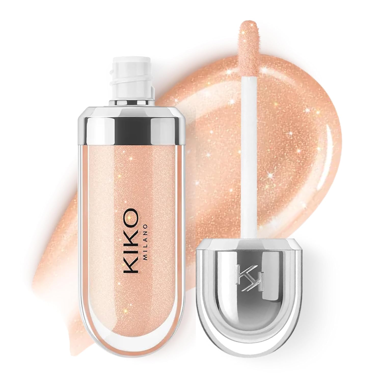 Kiko Milano Dudak Parlatıcısı - 3D Hydra Lip Gloss - 02 Natural Beige - Besleyici ve Nemlendirici