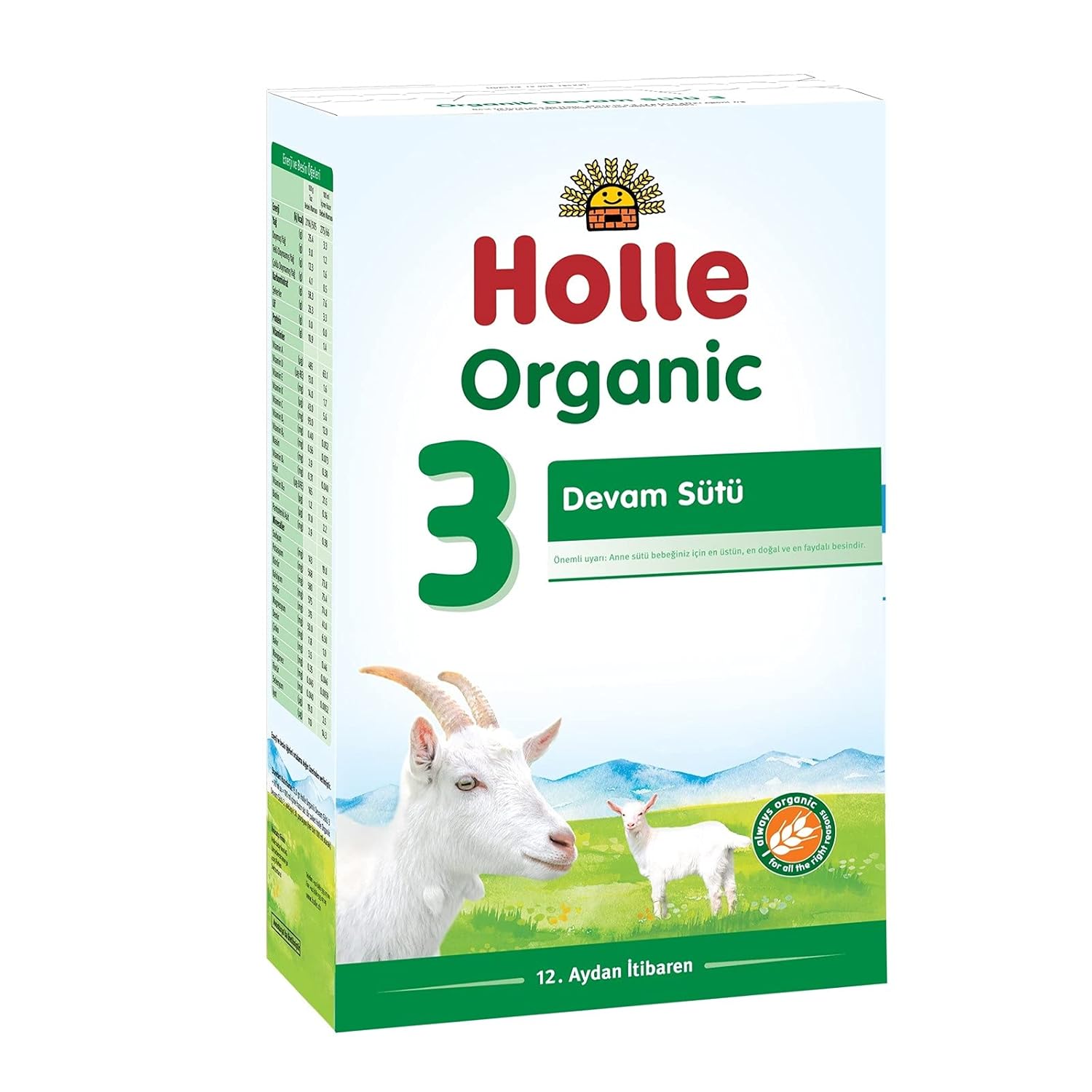 Holle 3 Keçi Sütü 400 gr 12+ Ay