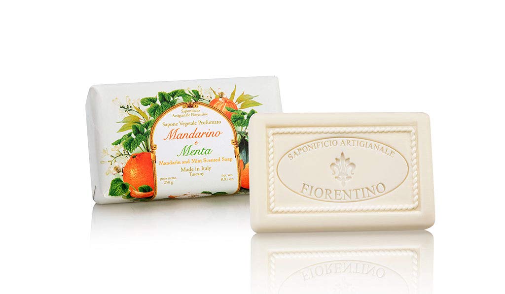 Saponificio Artigianale Fiorentino Sabun 250 Gr - Tangerine And Mint