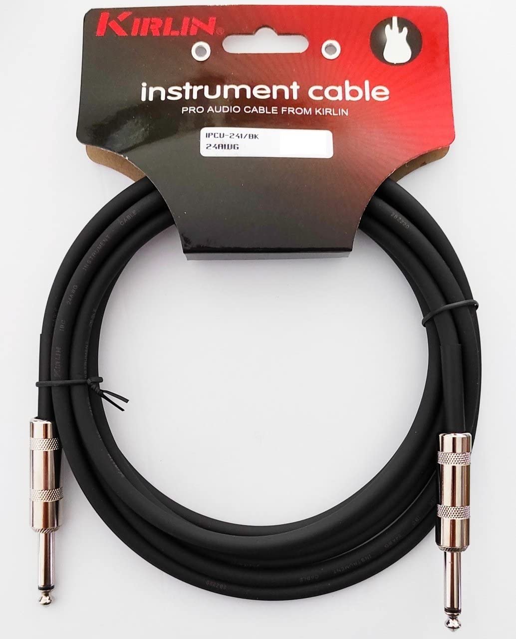 Kirlin IPCV-241 6 Metre Siyah Enstrüman Gitar Kablosu