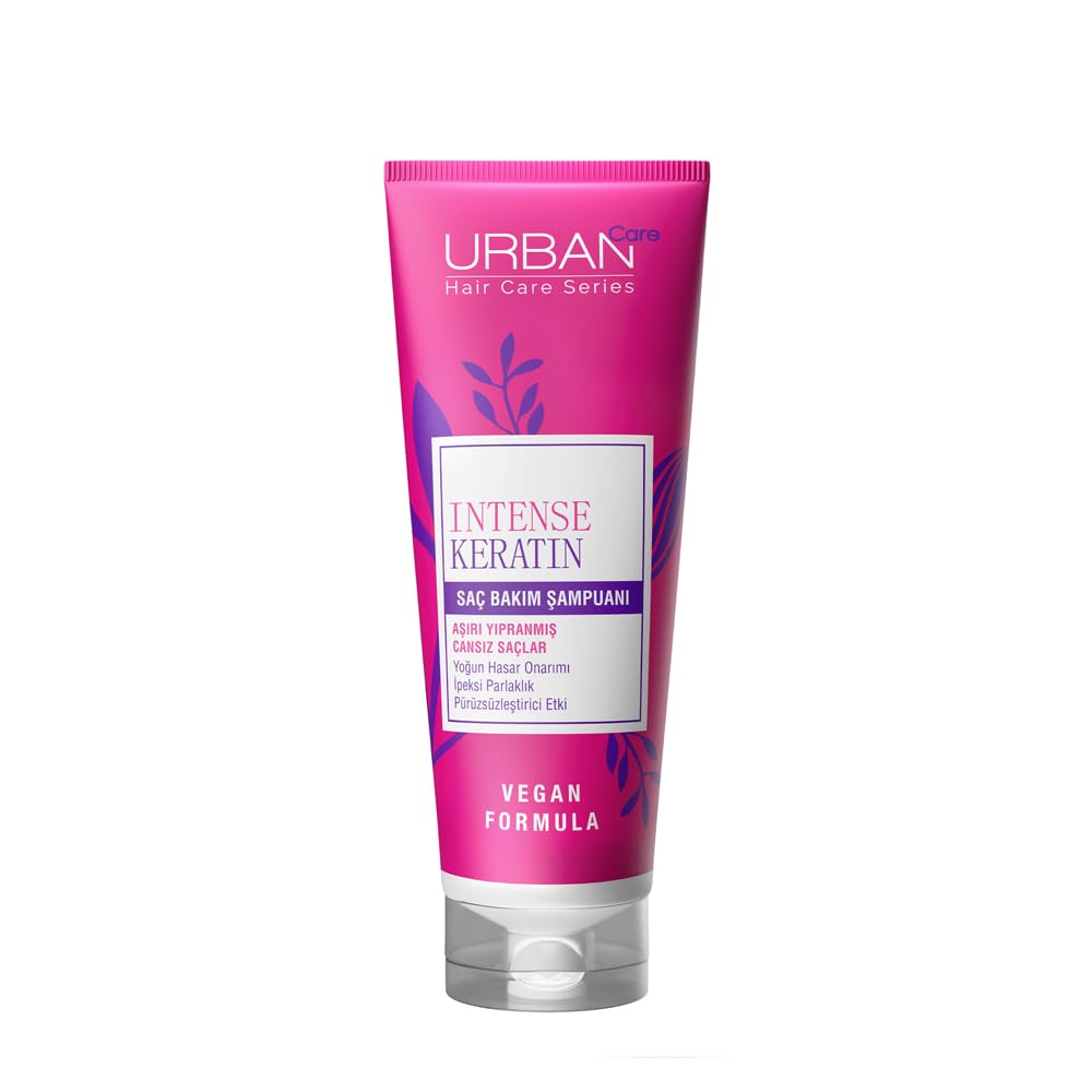 URBAN Care Intense Keratin Aşırı Yıpranmış Saçlara Özel Saç Bakım Şampuanı 250 ml- Vegan