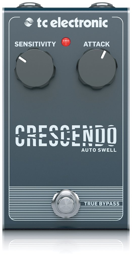TC Electronic Crescendo Otomatik Swell Duyarlı Hilal Pedalı, 2 Düğmeli Arayüzlü, Gitar Hattı Manipülasyonu için