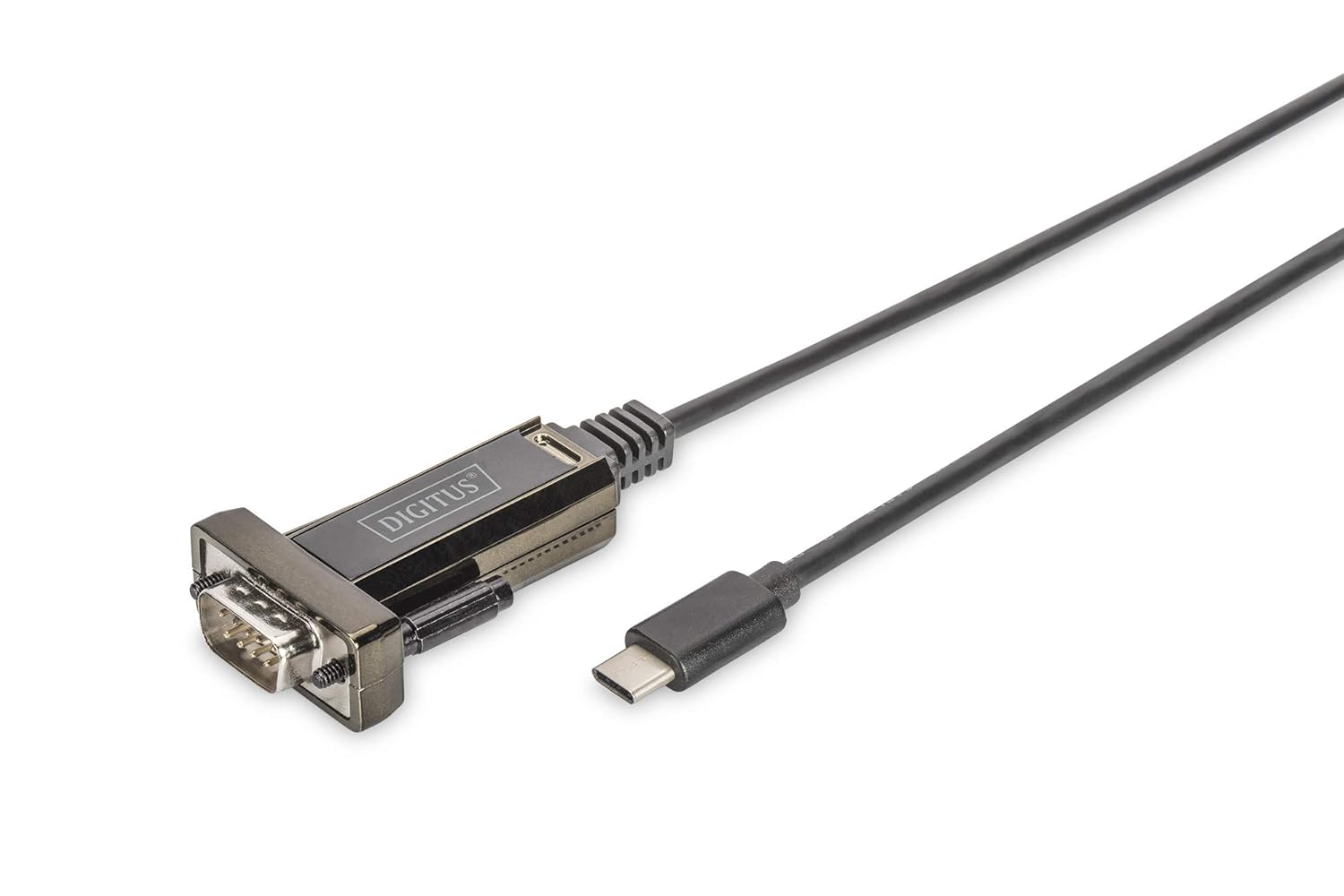 DIGITUS USB Seri Adaptör - RS232 Dönüştürücü - USB 2.0 Tip C - DSUB 9M - FTDI FT232RL Yonga Seti - 1