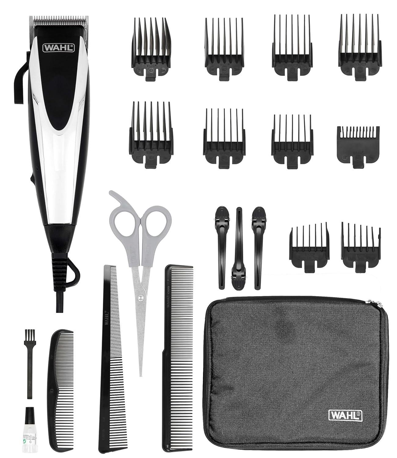 Wahl 09243-2616 Home Pro (parlak gövde) & Sac Kesme Makinesi