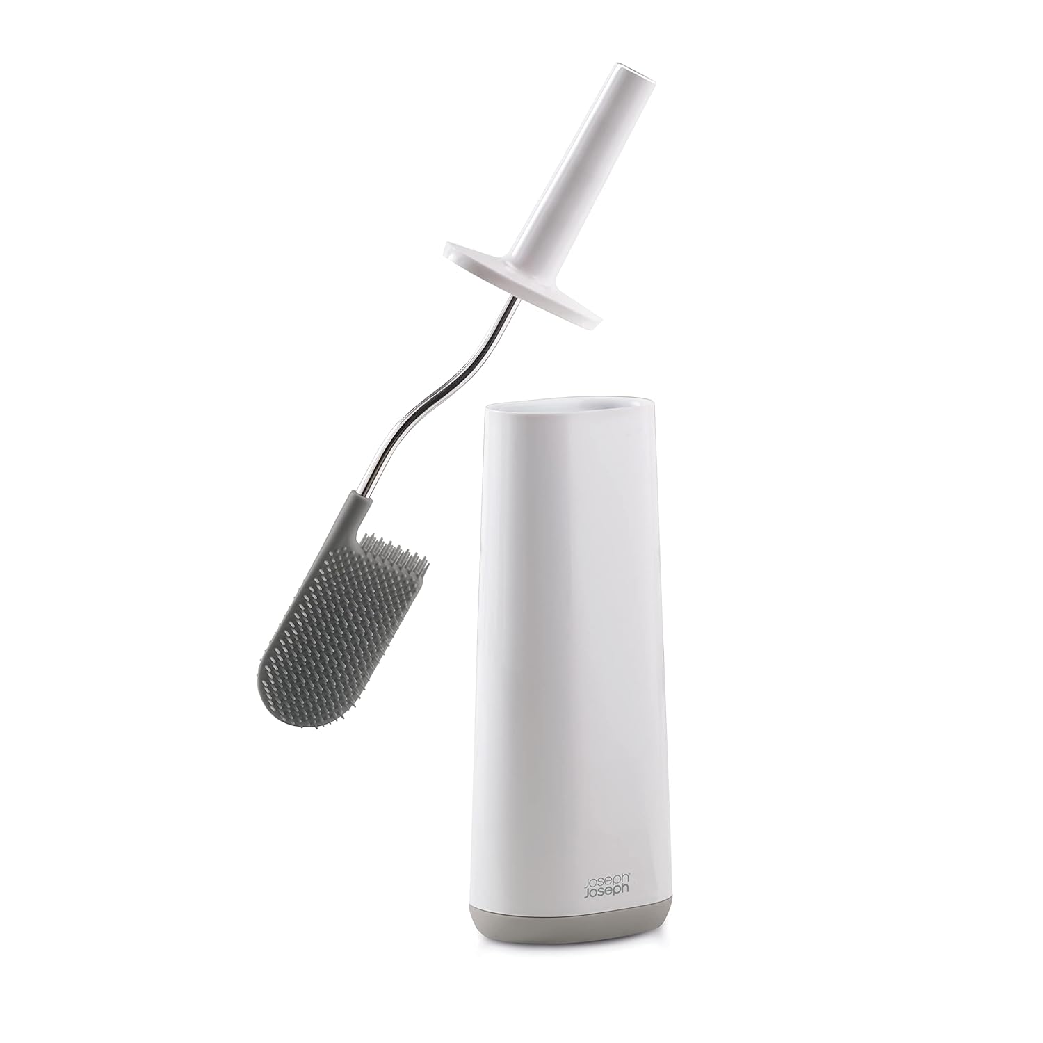 Joseph Joseph 70515 Flex Smart Tuvalet Fırçası, Beyaz/Gri