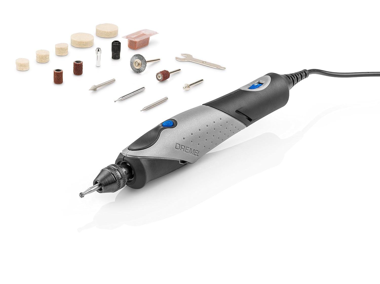 Dremel 2050 Stylo+ Çok Amaçlı El Motoru, 15 Aksesuarlı, Ahşap Oyma, Cam Gravürleme, Takı Yapımı ve Daha Fazla El Sanatı