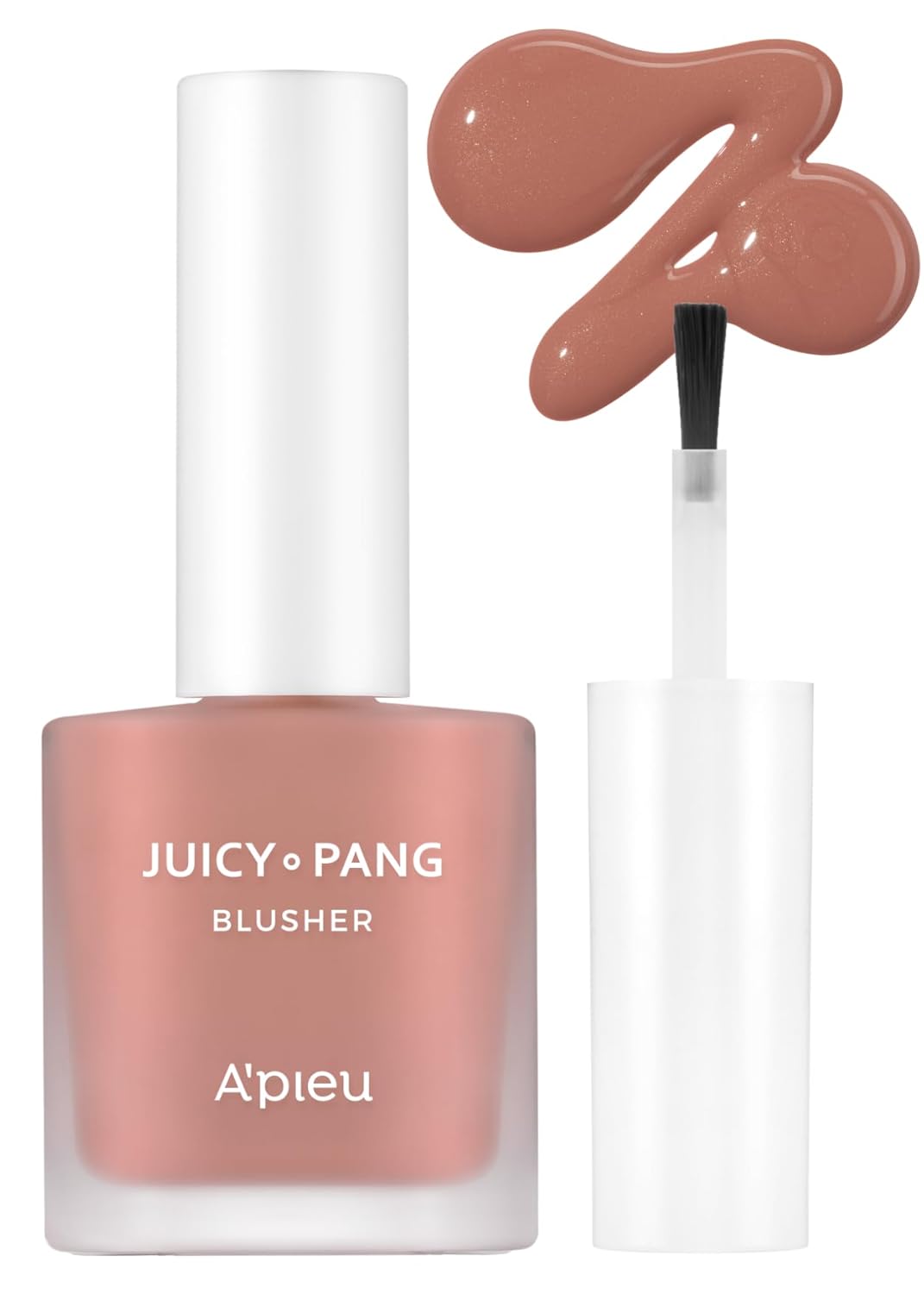 A'PIEU Meyve Kokulu, Nemlendirici, Doğal Görünümlü Sıvı Allık Juicy-pang Water Blusher BE01