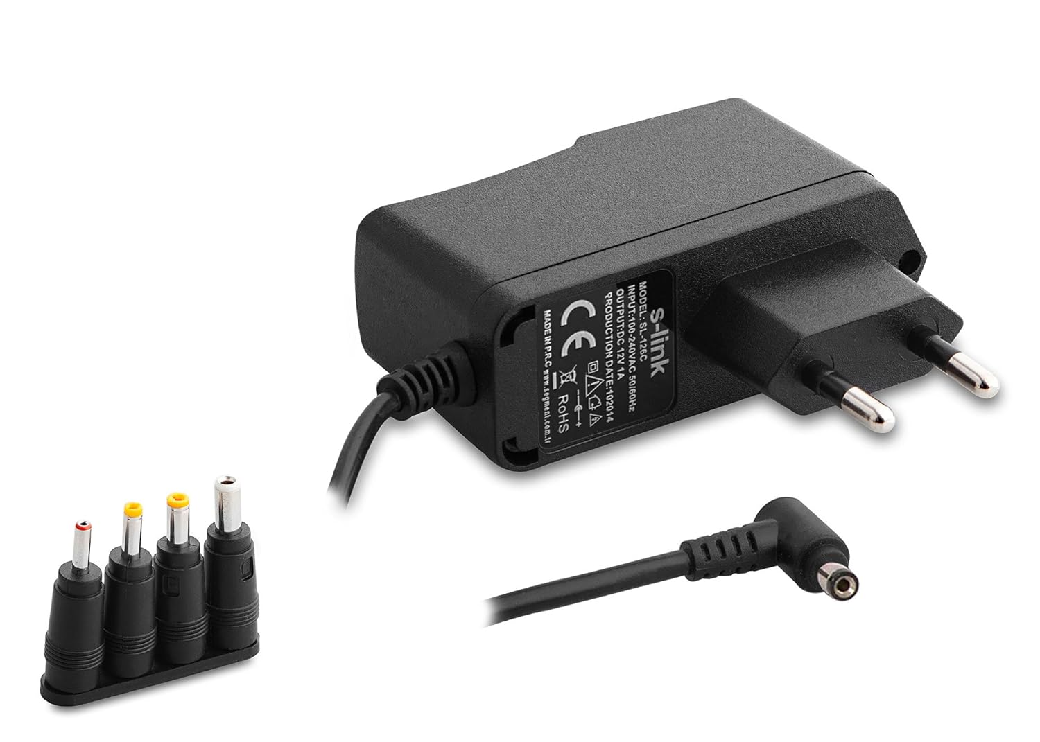 S-link SL-126C 12V 1A 1.2m 4 Uçlu Universal Modem Adaptör