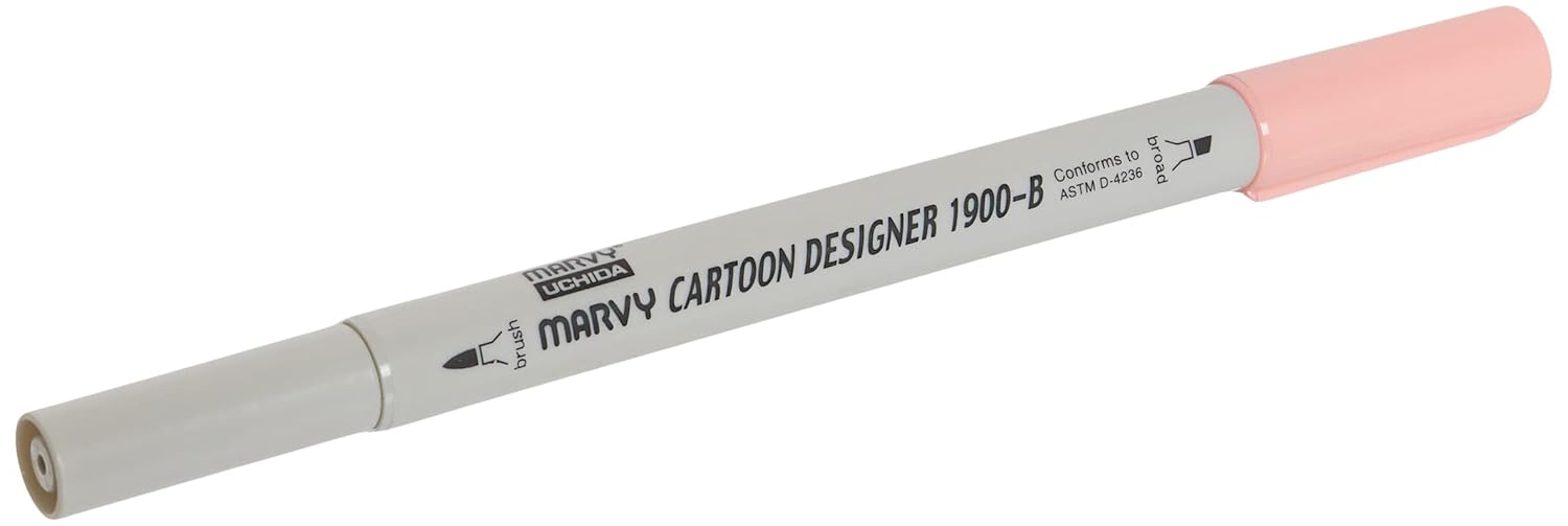 UCHIDA Marvy 1900B-S/57 Grafk Markör, Gülpembe