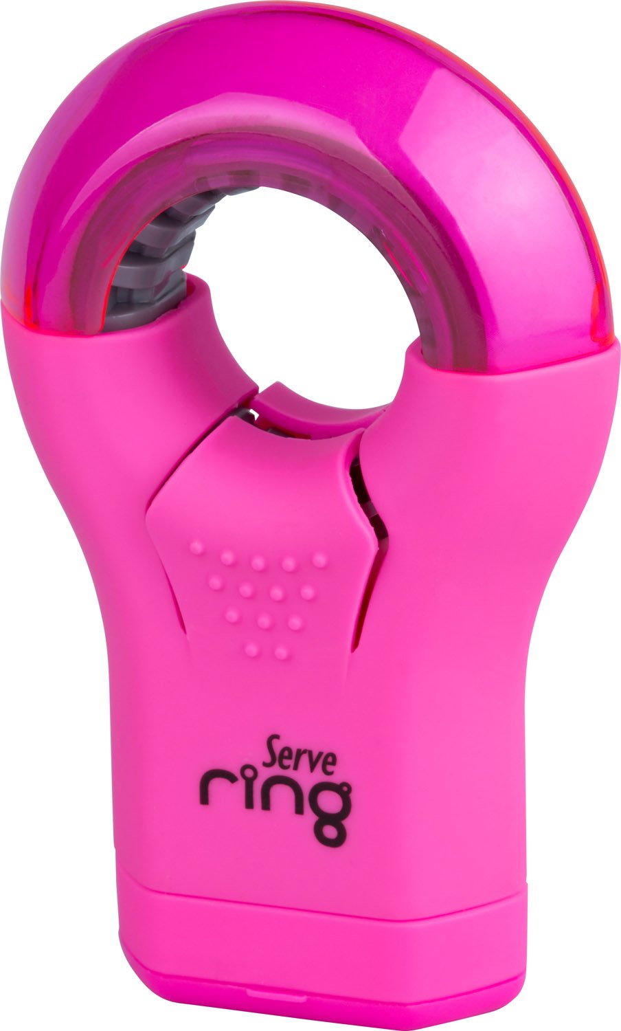 Serve Ring Silgili Kalemtras Pembe Tekli