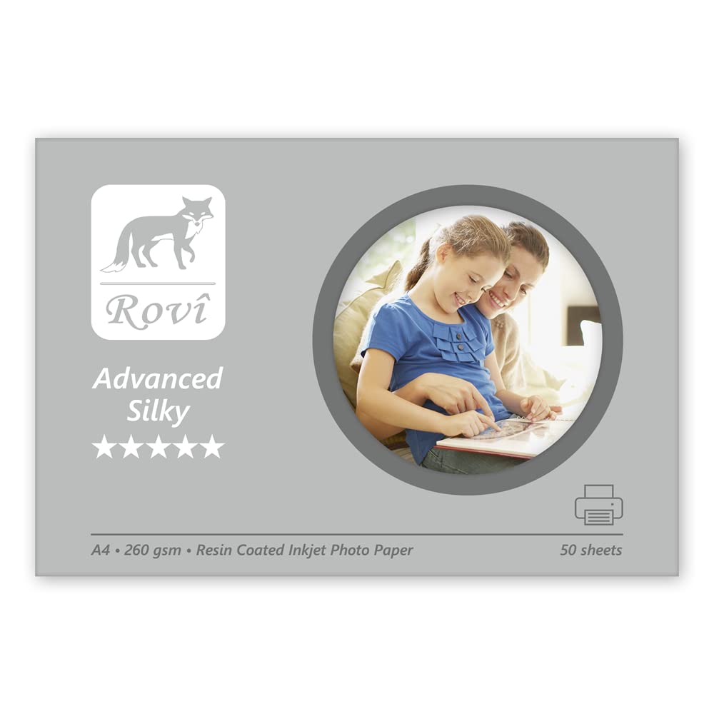 Rovi Advanced İpek Fotoğraf Kağıdı 260gsm 50yp A4