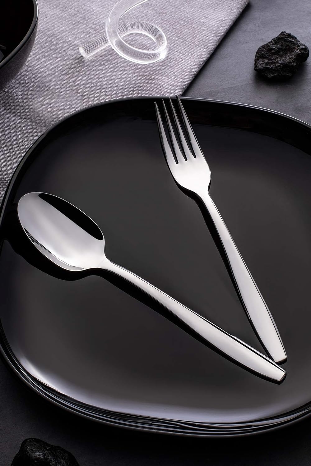 Nehir Sahra Sade 6 Kişilik 30 Parça Çatal Kaşık Takımı