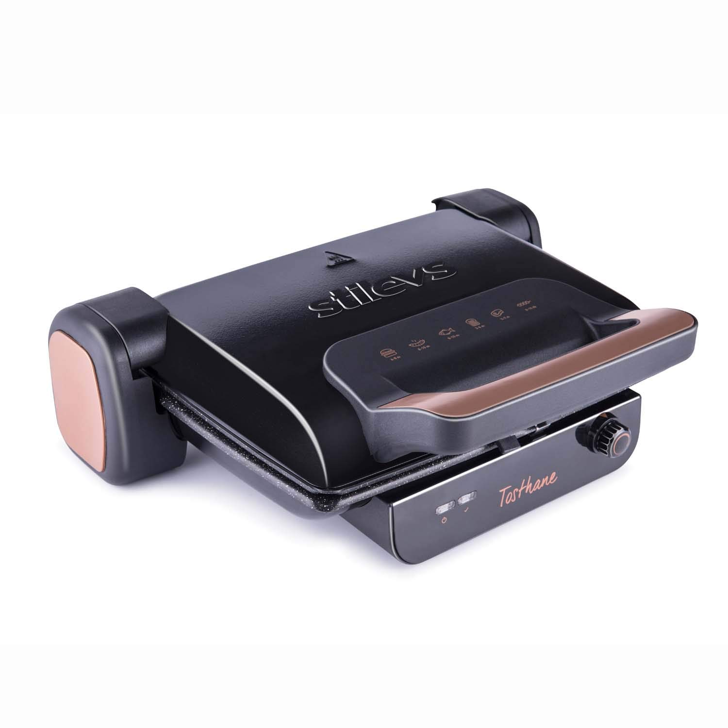 Stilevs Tosthane Izgaralı Tost Makinesi SİYAH