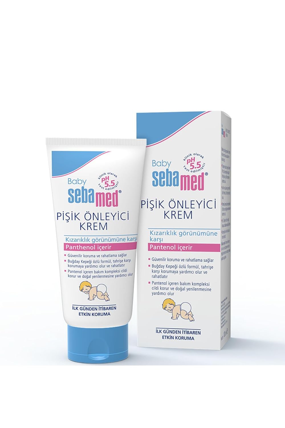 Sebamed Baby pH 5.5 Yoğun Nemlendirici Etkili Pantenol İçerikli Koruyucu Bebek Pişik Önleyici Krem 1