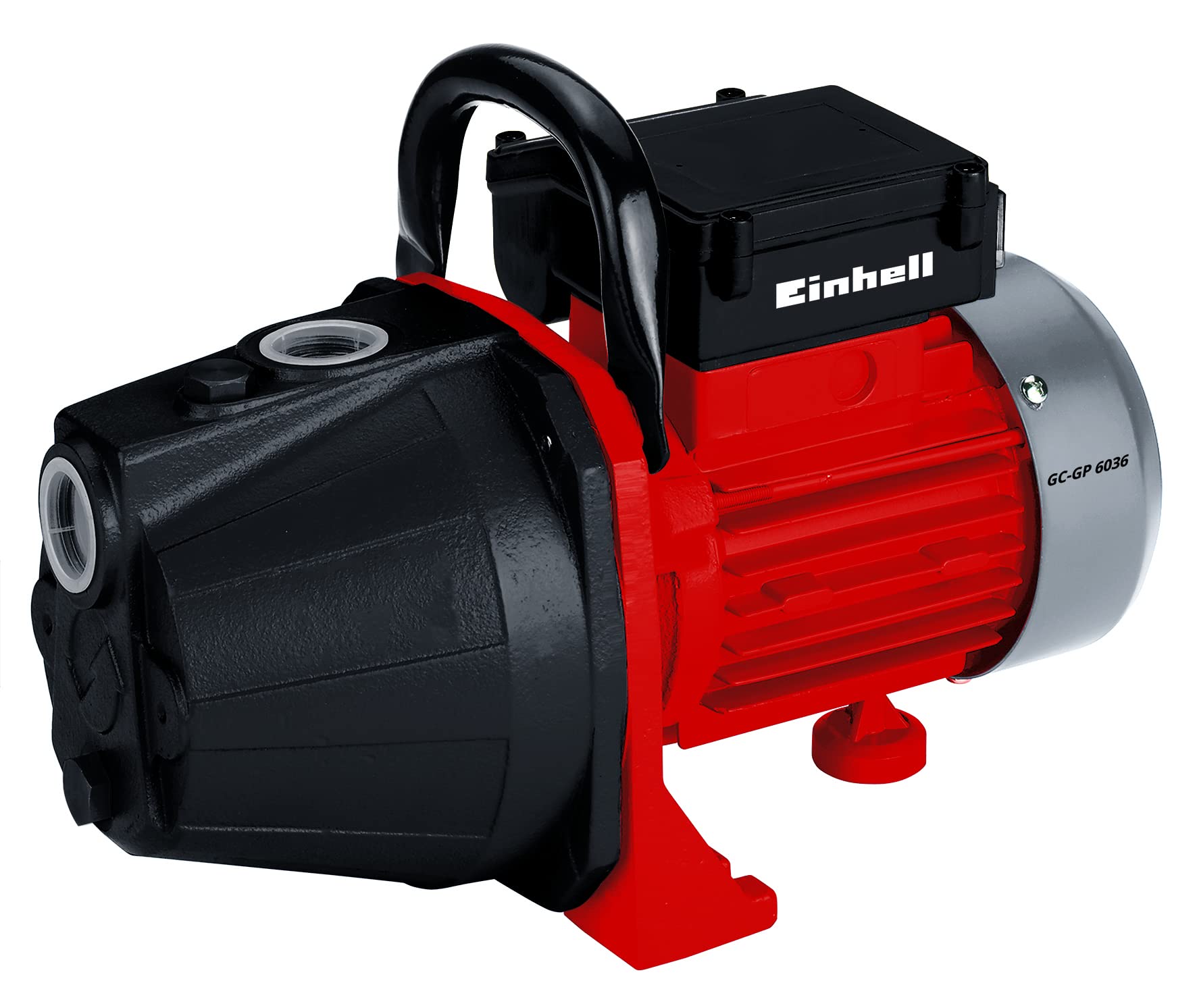 Einhell Bahçe Pompası GC-GP 6036 (600 W, max. 4 bar emiş basıncı, max. 3600 L/sa debi, max. emiş yüksekliği 8 m, açma/kapama düğmesi, su giriş vidası, taşıma sapı) - 4180269