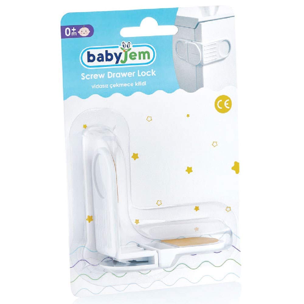 Babyjem Vidasız Çekmece Kilidi 080 Çok Renkli 8699203310805