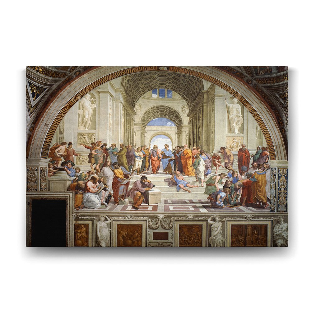 Raffaello Sanzio - Atina Okulu Tablosu - 60x40cm