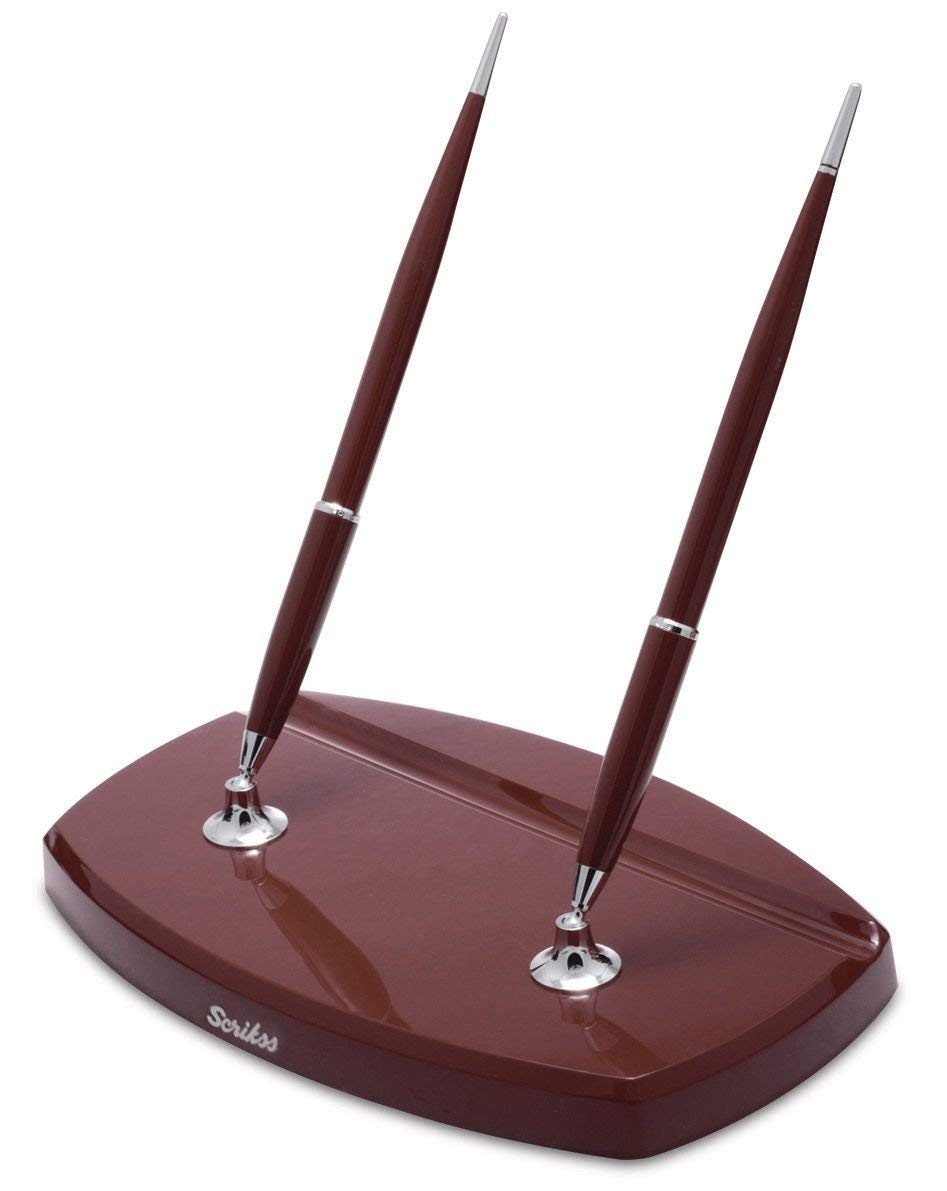 Scrikss 17 Ikili Kalem Masa Takımı Siyah Dolma Kalemtükenmez Kalem