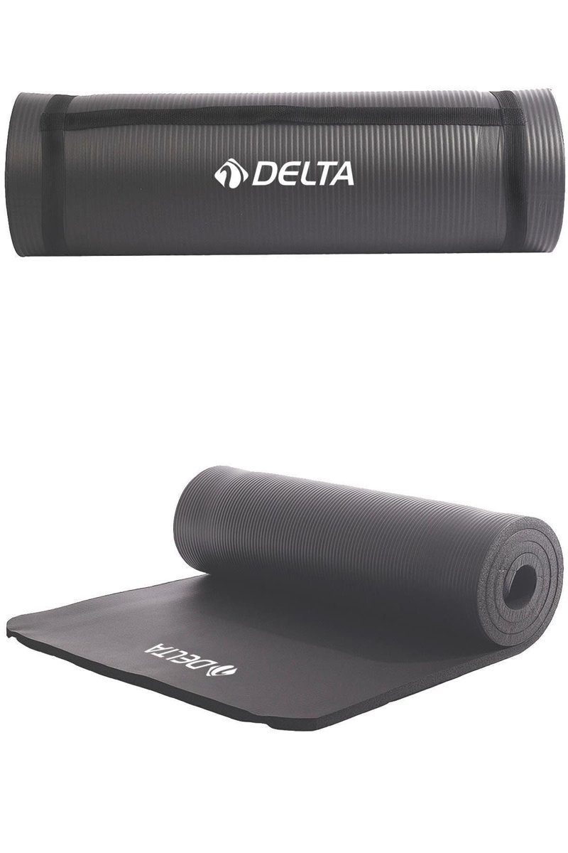 Delta Konfor Zemin 15 MM Taşıma Askılı Pilates Minderi Yoga Matı, Lila, 15 MM