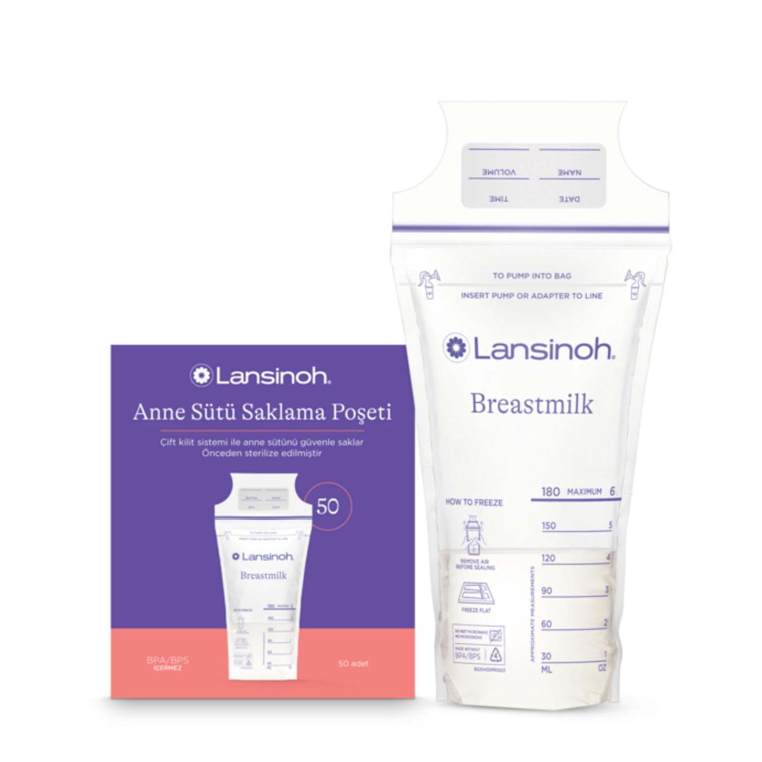 Lansinoh Süt Saklama Poşeti (50'li)