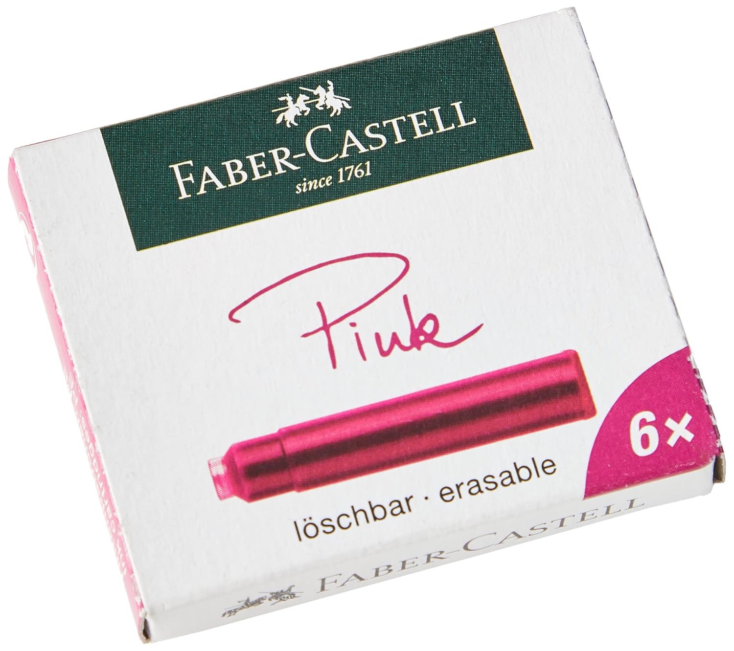 Faber-Castell Faber-Castell DK Kartuş, Pembe 6'lı