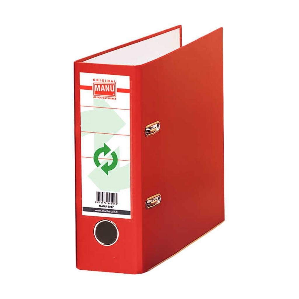 MANU Telgraf Klasörü, Kırmızı, 540 Sayfa Kapasiteli, 20372025
