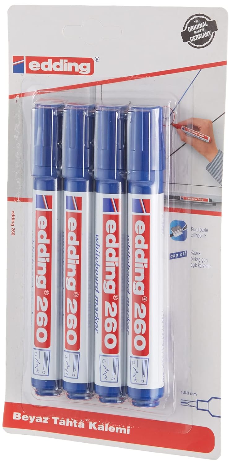 Edding Turkey ED260B403 Beyaz Yazı Tahtası Kalemi