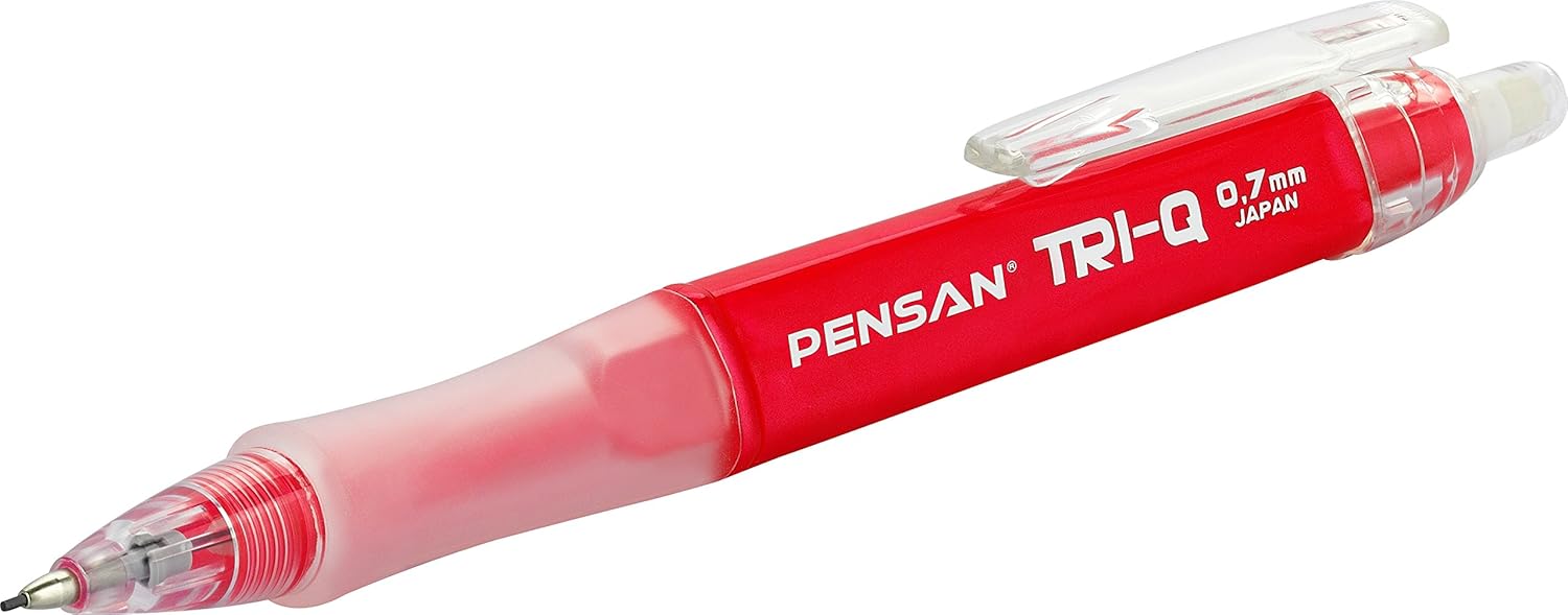 Pensan Trı-Q Versatil Kalem 0,7 Mm Uçlu - PE21140VK07, Kırmızı/Mavi/Mor/Sarı/Yeşil