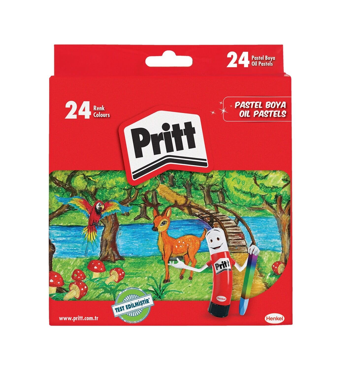 Pritt 24'lü Pastel Boya - Karton Kutu