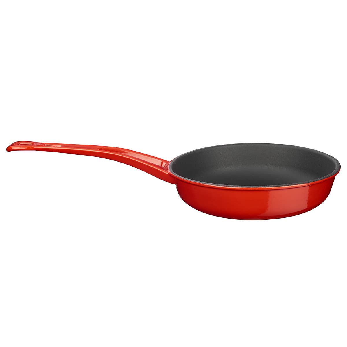 Lava Metal Döküm Kızartma Tavası, Metal Saplı, 24 cm, Kırmızı