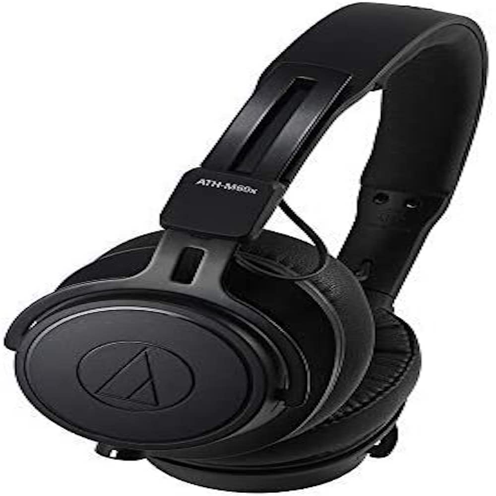 Audio Technica Ath-M60X Profesyonel Stüdyo Monitör Kulaklığı, Siyah, Standart