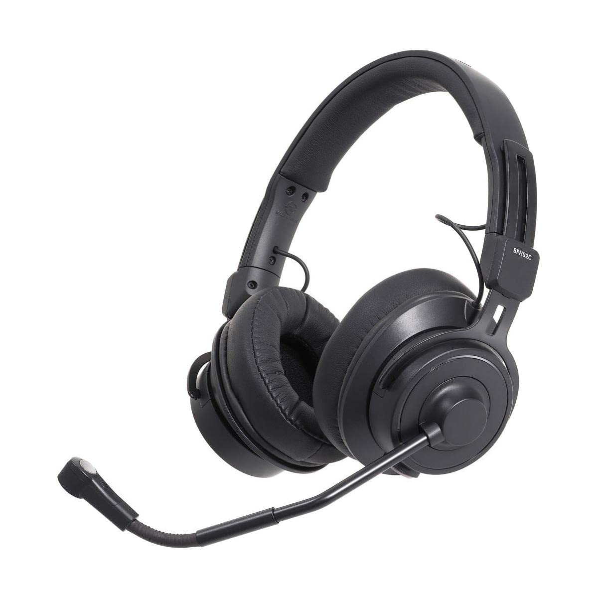 Audio-Technica BPHS2C Broadcast Stereo Kulaklık, Kardiyot Kondansatörlü Bom Mikrofonlu