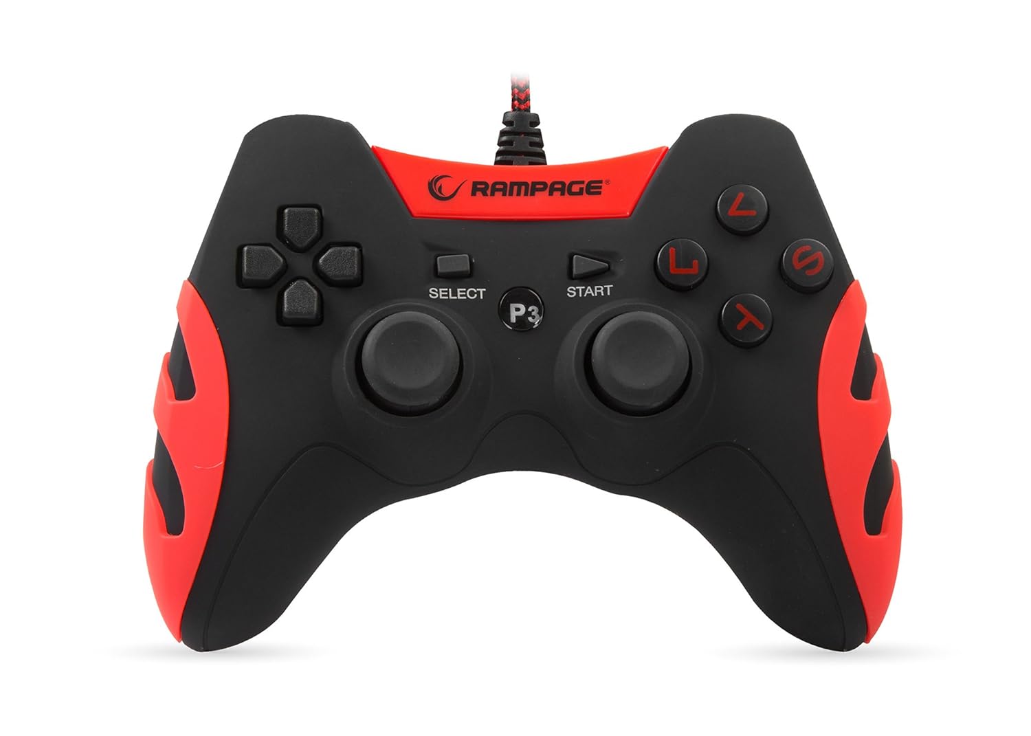Rampage SG-R218 PS3/PC X INPUT Kırmızı USB 1.8m Joypad