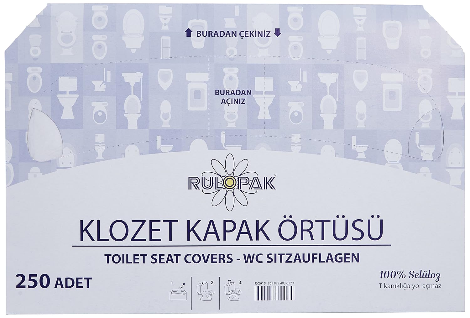 Rulopak R-2613 Klozet Kapak Örtüsü