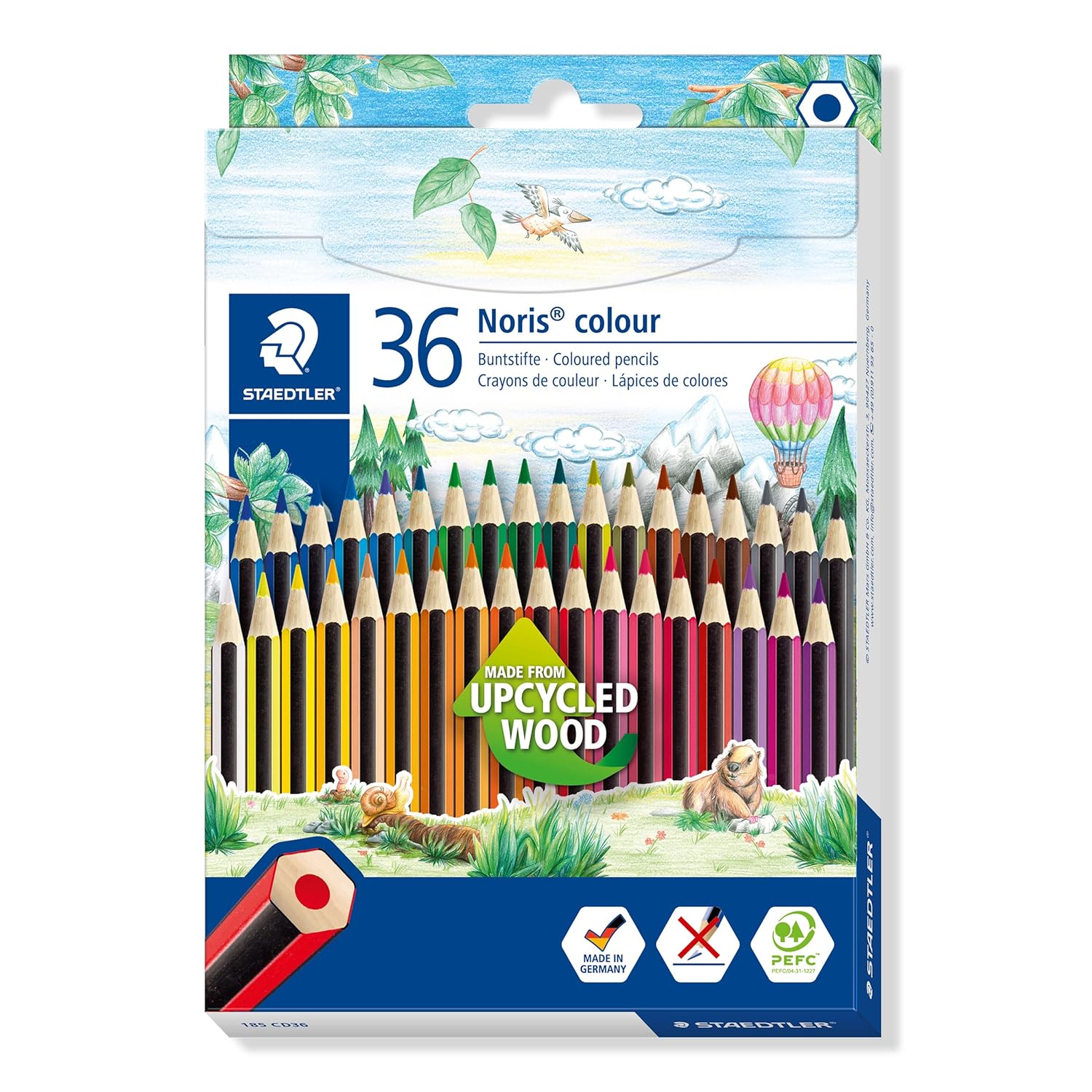 Staedtler 185 Cd36 Noris Kuru Boya Kalemi 36'lı