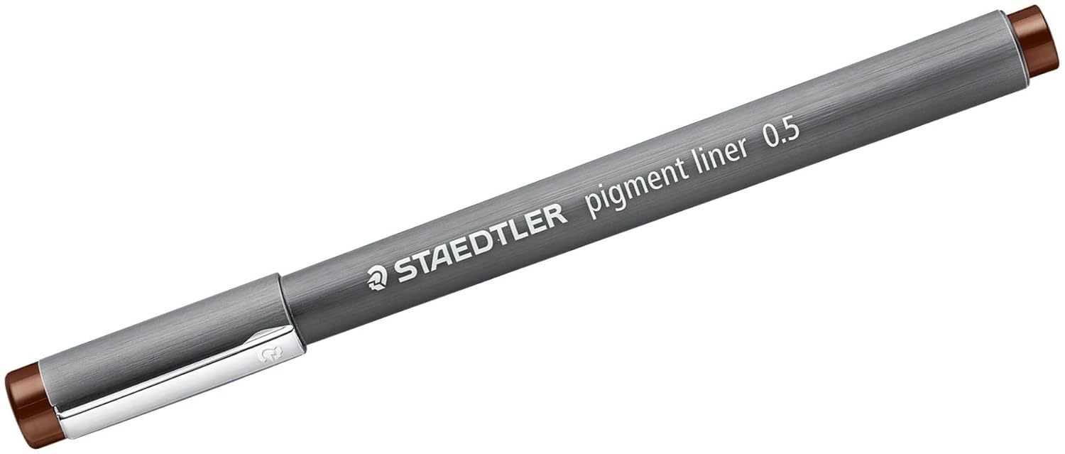 Staedtler 308 0576 Pigment Liner Kahve 0.5 mm