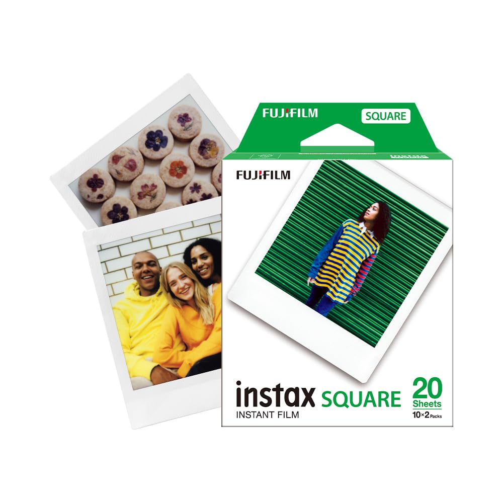 Fujifilm Instax Kare Sq1-Sq6-Sq10-Sq20 için 20 Li Film