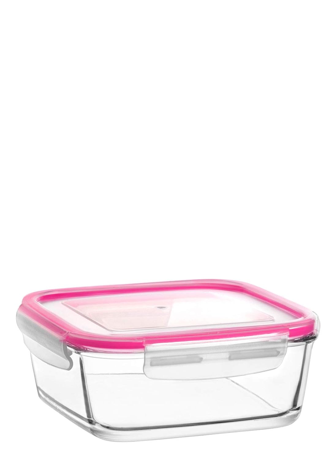 Lav Fresco Büyük Tekli Cam Saklama Kabı, Pembe